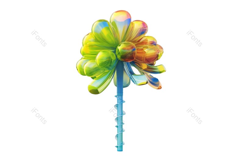 装饰图片,黄色的花元素,白色背景PNG,玻璃免抠素材